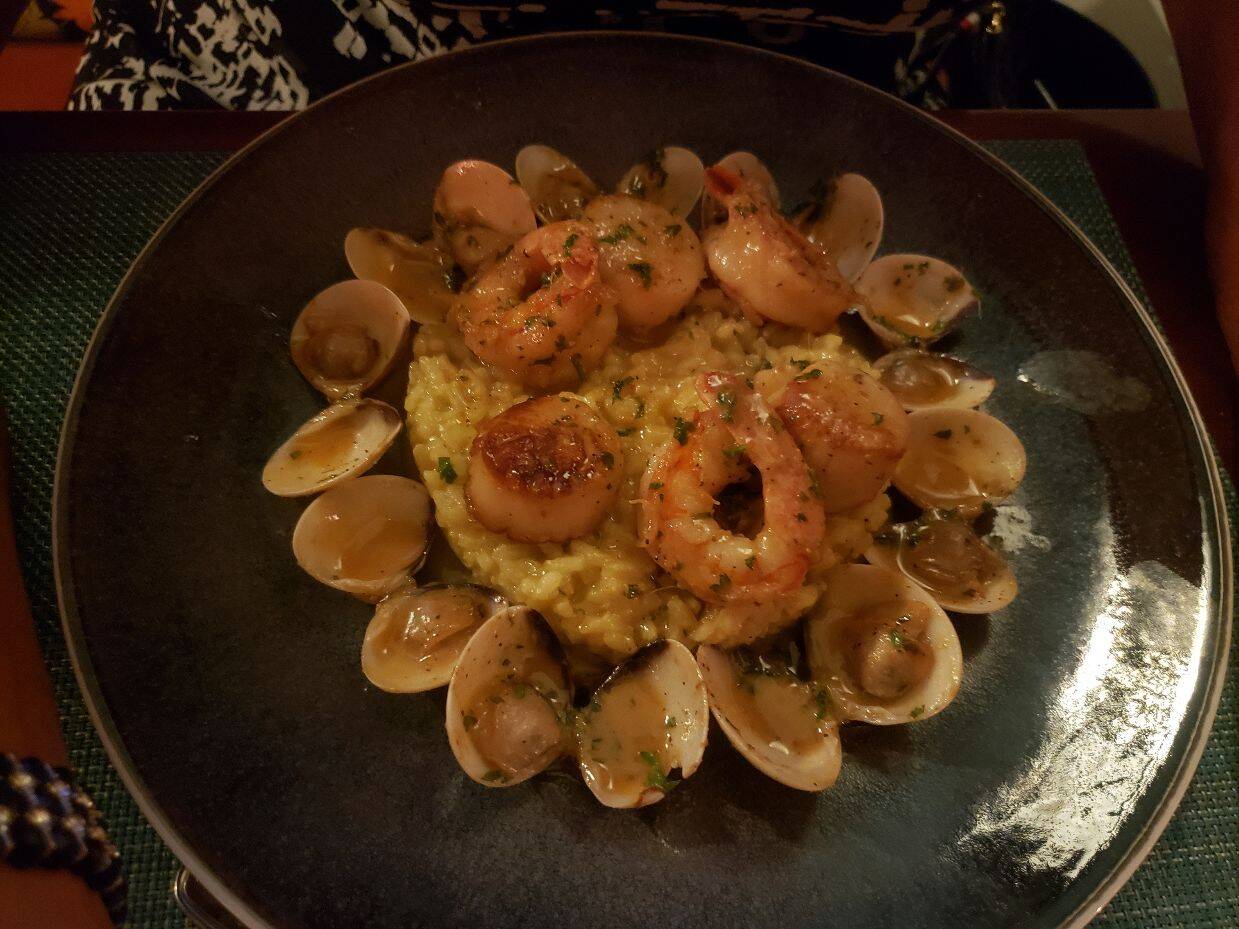 Attached picture spigga seafood risotto.jpg